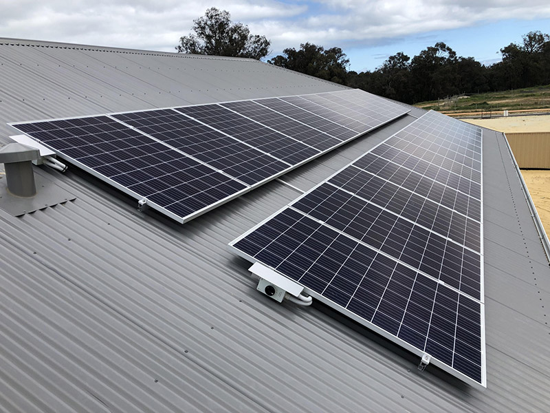 Residential solar installation in Bunbury